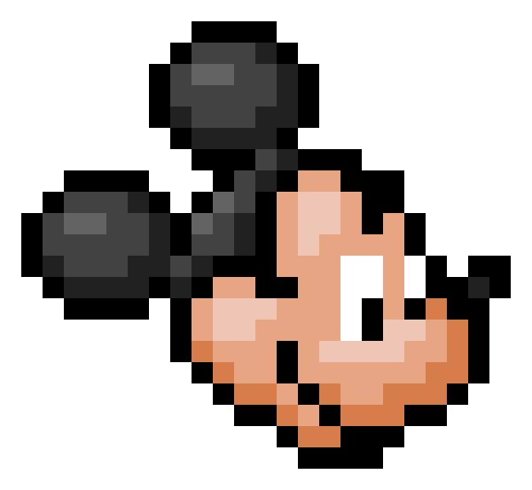 Los Mickey Mouse Pixelados